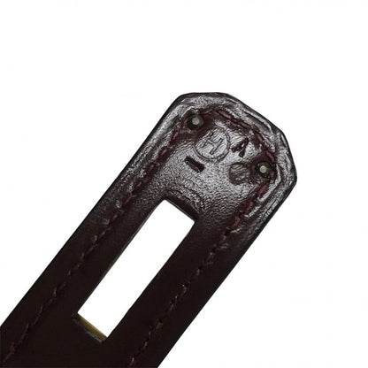 Hermes Handbag Kelly 28 Sellier Bordeaux Gold — view 6