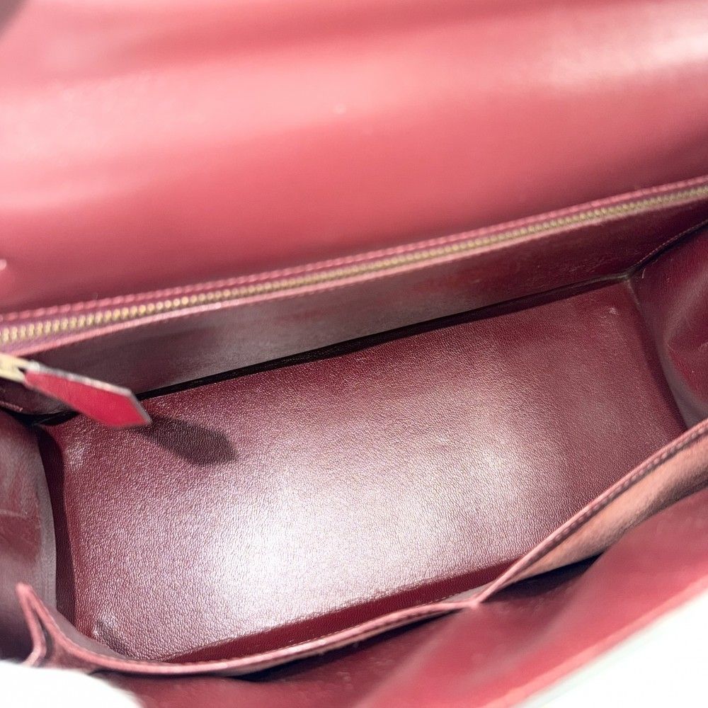 Hermes Handbag Kelly 28 Sellier Bordeaux Gold — view 4