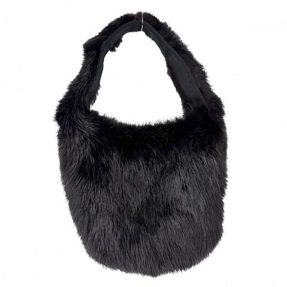Gucci Fur Mini Bag Mink Black Gold — view 2