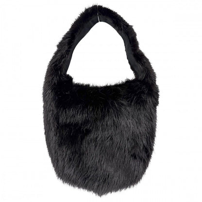 Gucci Fur Mini Bag Mink Black Gold