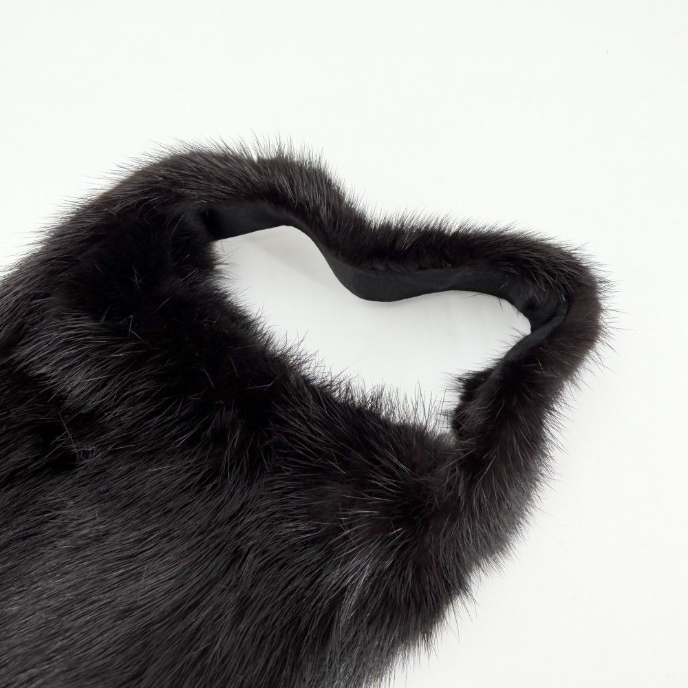 Gucci Fur Mini Bag Mink Black Gold — view 6