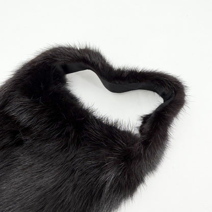 Gucci Fur Mini Bag Mink Black Gold — view 6