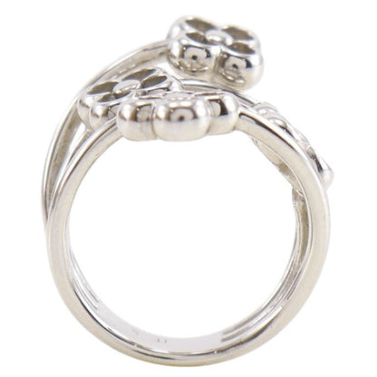 Louis Vuitton Ring Flower Full Metal Silver