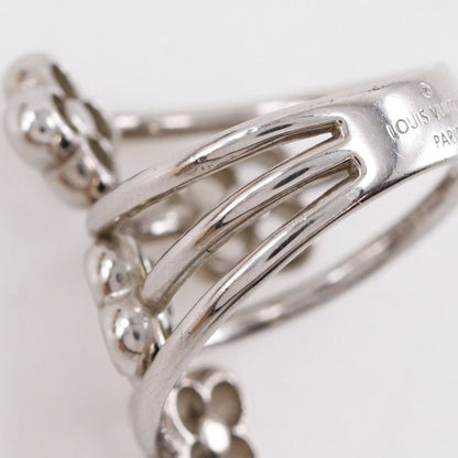 Louis Vuitton Ring Flower Full Metal Silver