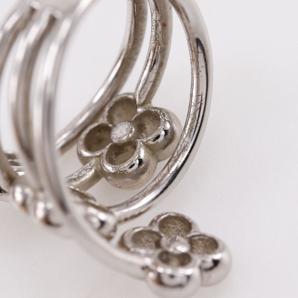 Louis Vuitton Ring Flower Full Metal Silver