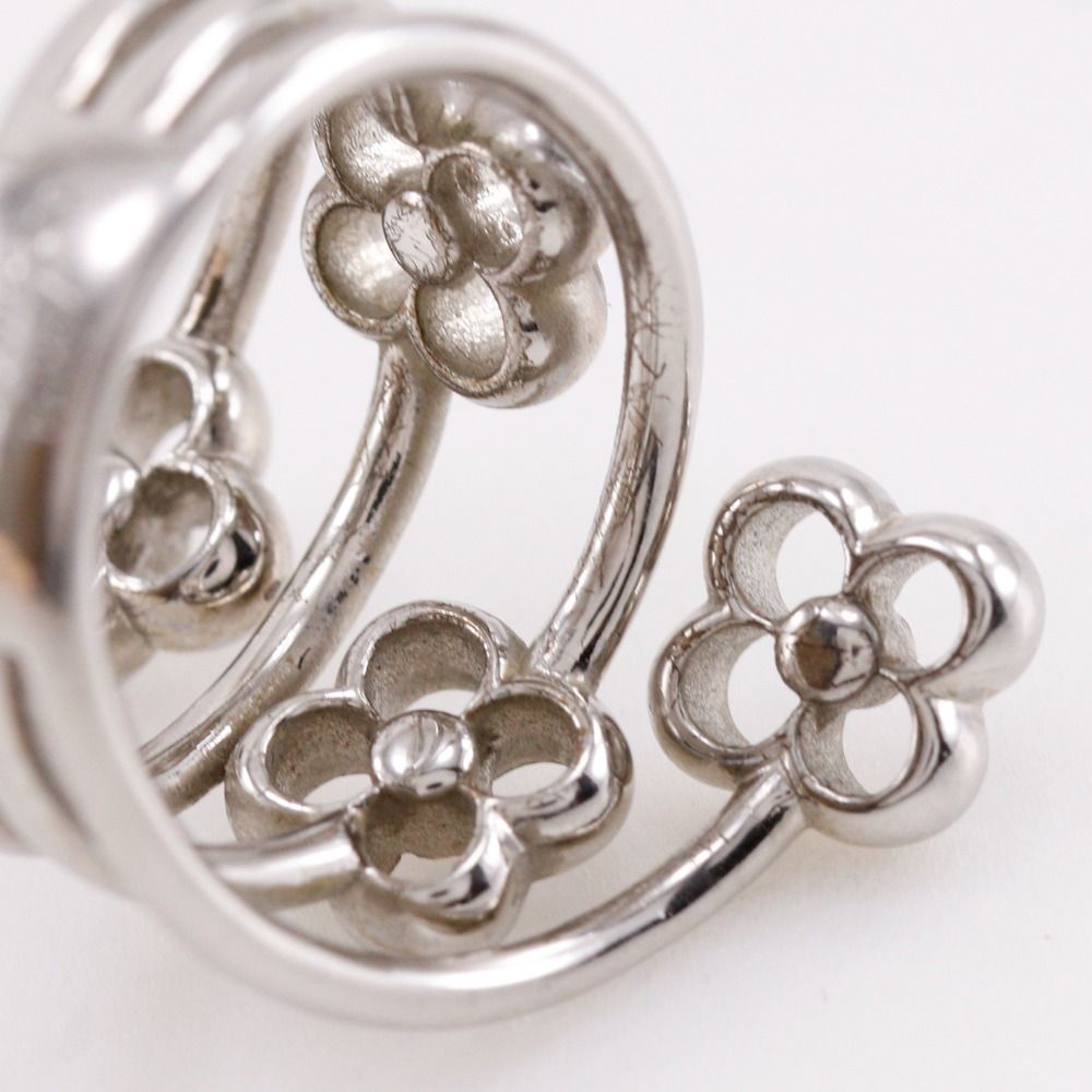 Louis Vuitton Ring Flower Full Metal Silver
