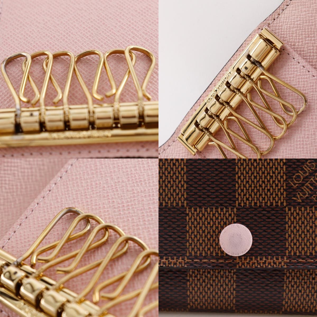 Louis Vuitton Multicles Damier Canvas Lo Zubarelli Nu Brown Su Key Case Key
