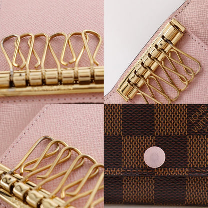 Louis Vuitton Multicles Damier Canvas Lo Zubarelli Nu Brown Su Key Case Key