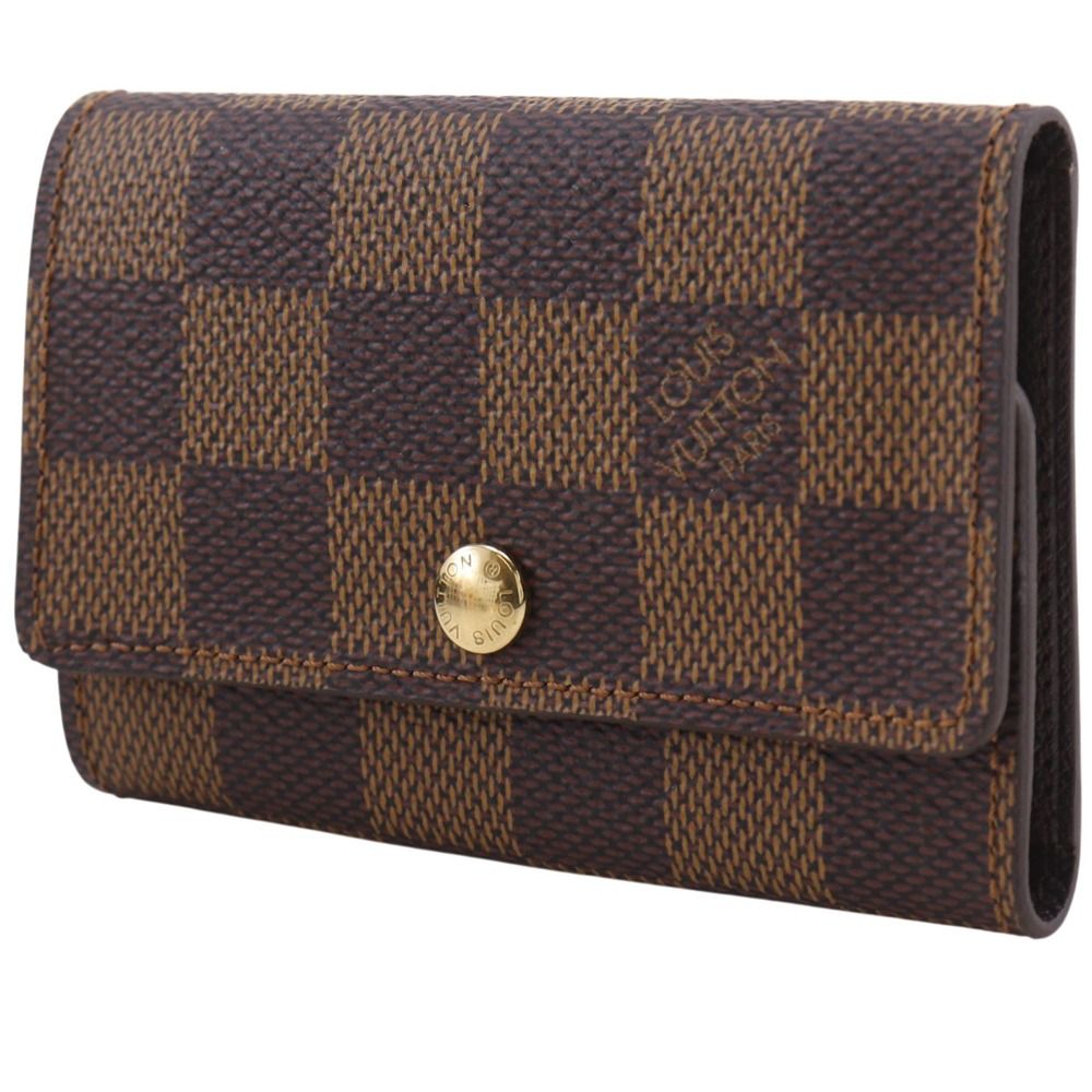 Louis Vuitton Multicles 6 Damier Canvas Brown Key Case Key Holder
