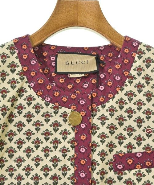 Gucci Collarless Jacket Ivory