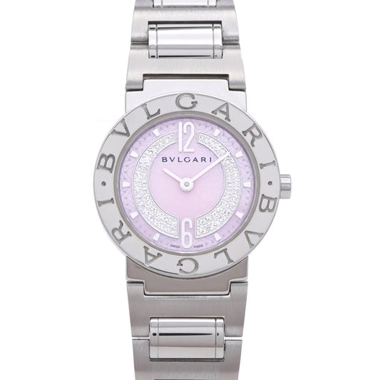 Bvlgari Diamond DN Quartz Watch SS Pink
