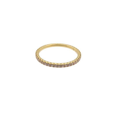 Cartier Etencer de Full Eternity Diamond Ring Gold