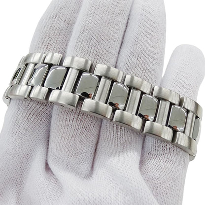 Cartier Watch Pasha Chronograph Automatic Winding at Stainless Steel Silver