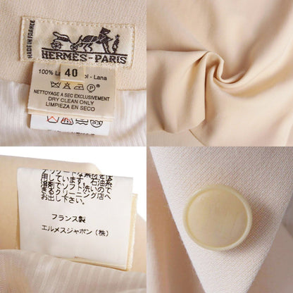 Hermes Set Skirt Suit Wool Jacket — view 9
