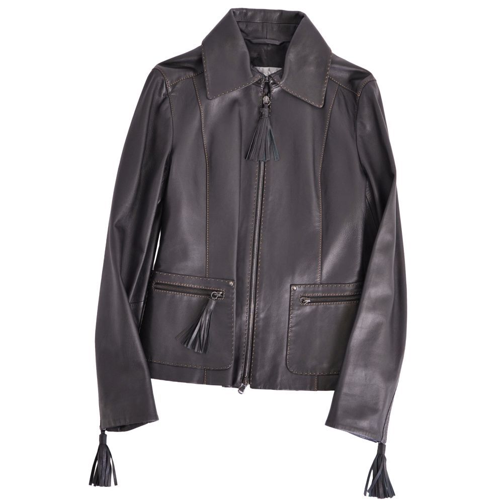 Max Mara Jacket Leather Lambskin