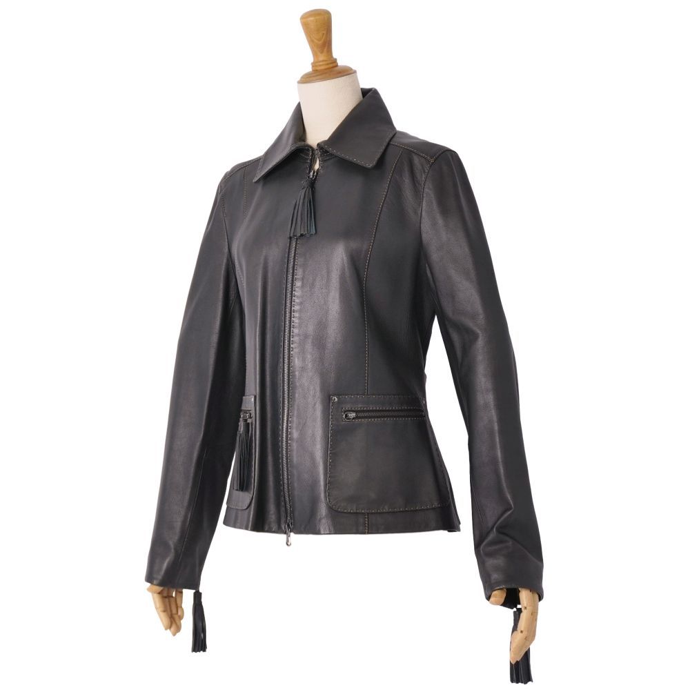 Max Mara Jacket Leather Lambskin — view 5