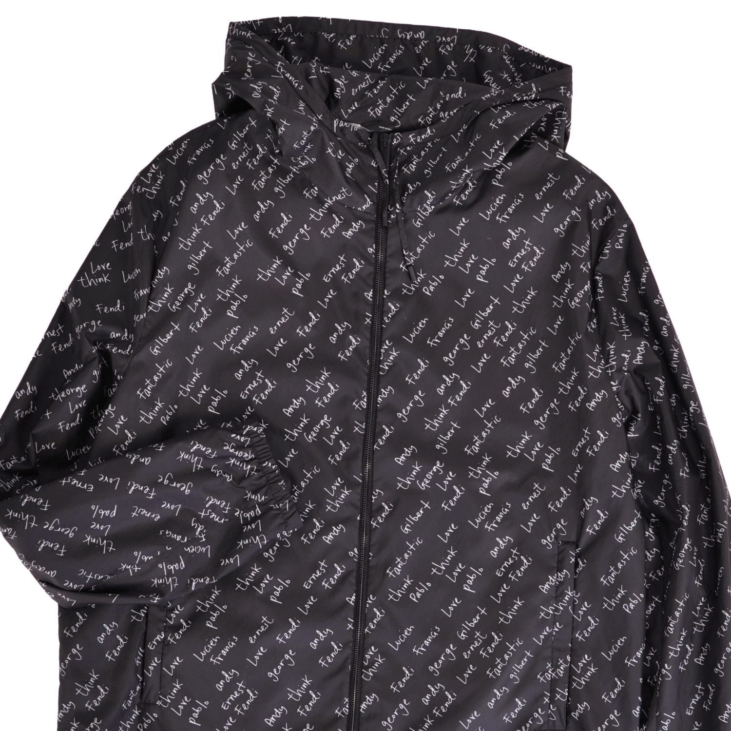 Fendi Jacket Hoodie Hooded Zip Up — view 3