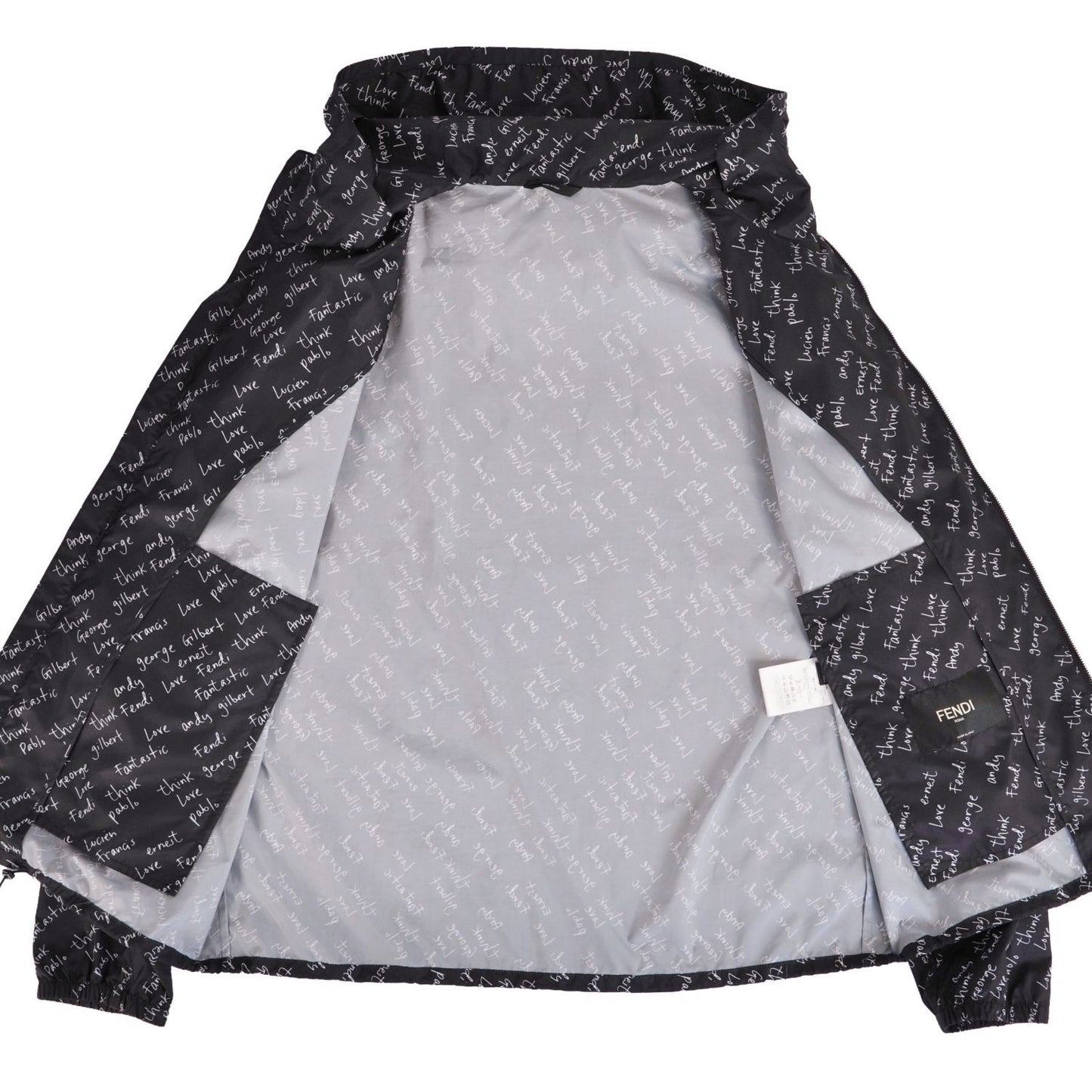 Fendi Jacket Hoodie Hooded Zip Up — view 5