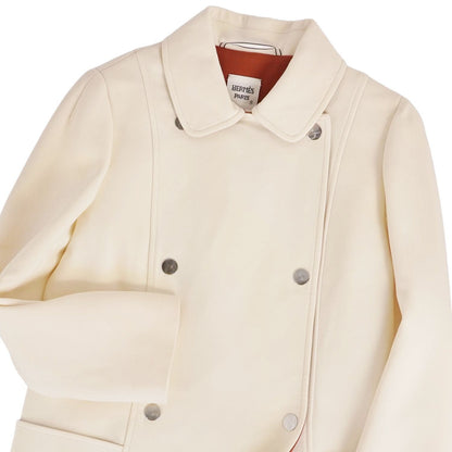 Hermes Coat Double Breasted Wool — view 2