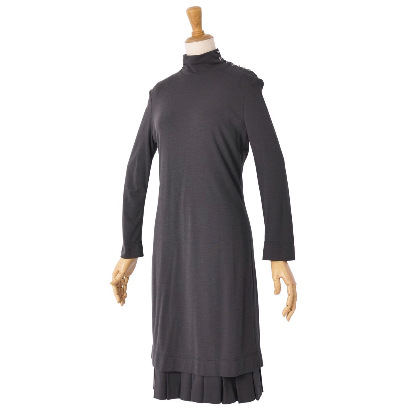 Hermes Gaultier Era Knit Dress High Neck Long — view 4