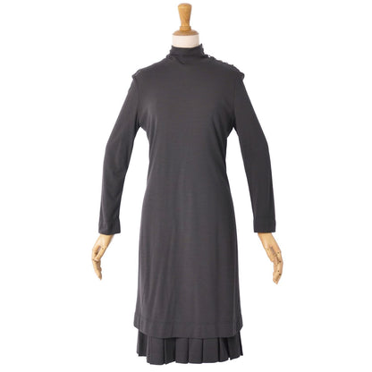 Hermes Gaultier Era Knit Dress High Neck Long — view 3