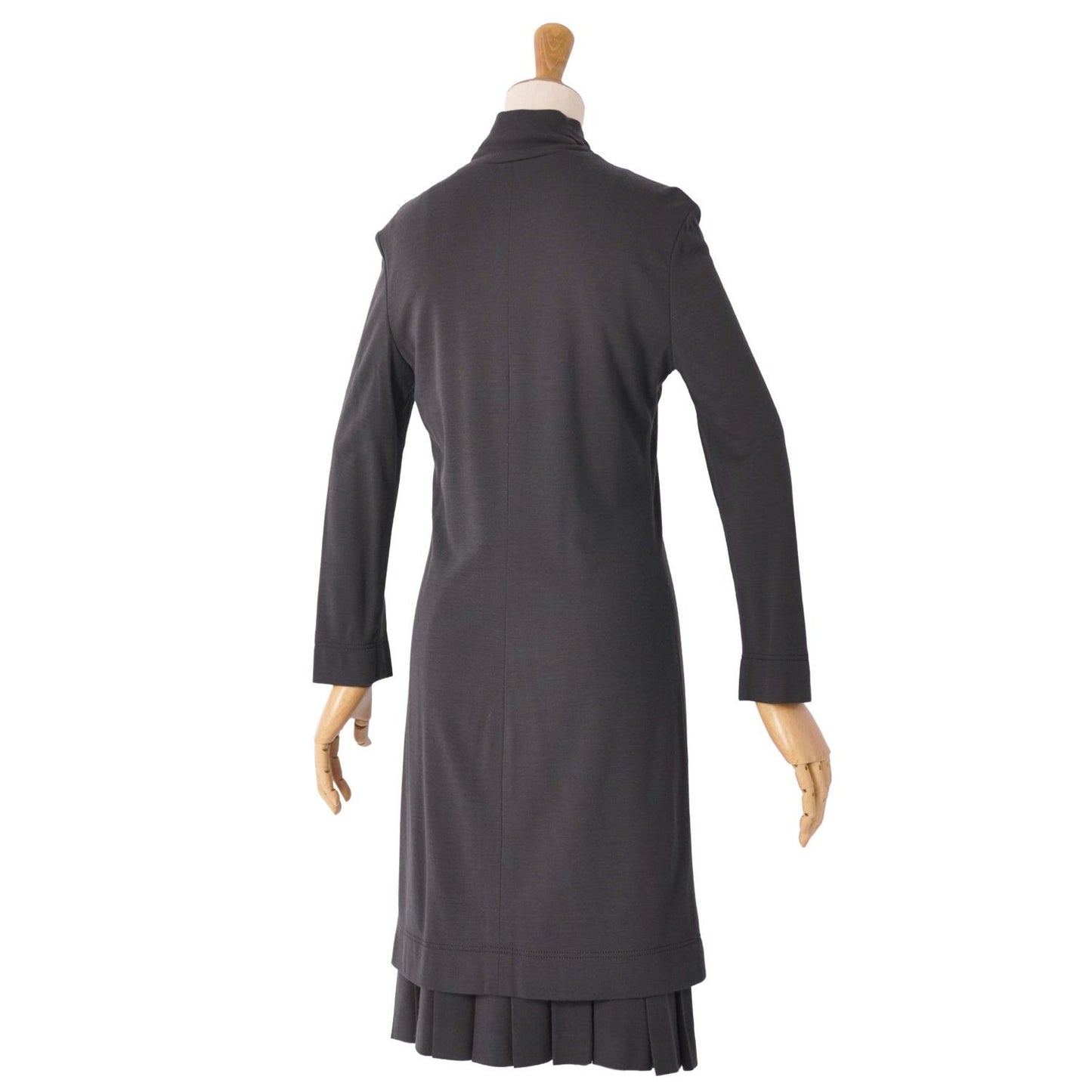 Hermes Gaultier Era Knit Dress High Neck Long — view 5