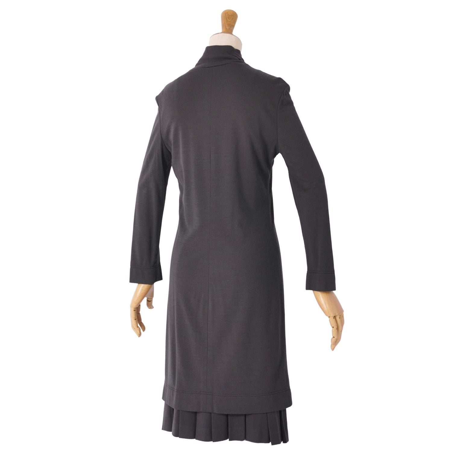 Hermes Gaultier Era Knit Dress High Neck Long — view 5