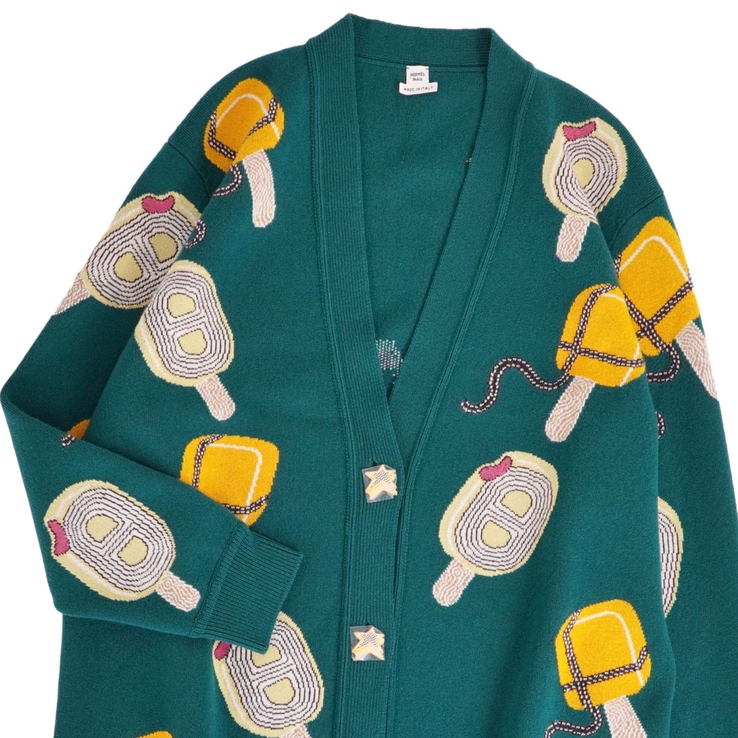 Hermes Funny Ice Cream Ice Cardigan — view 2