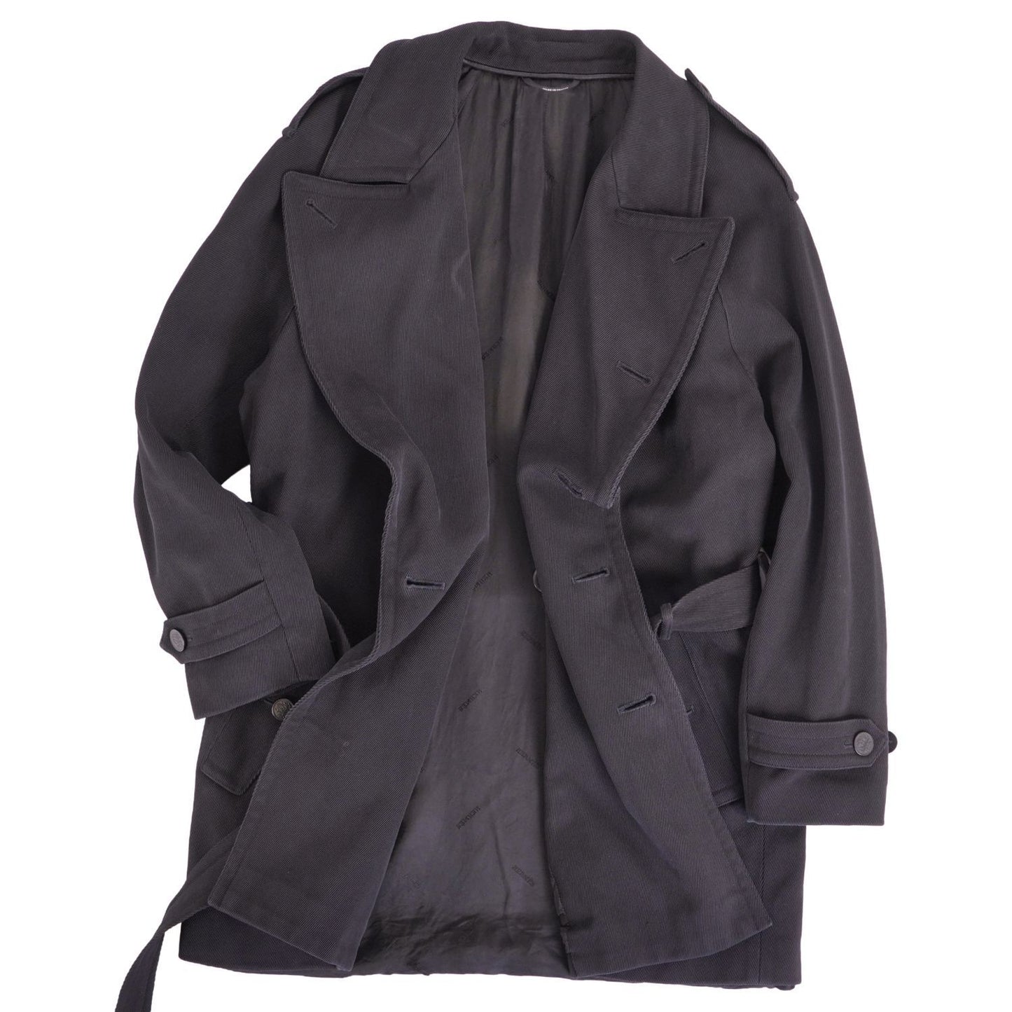 Hermes Coat Trench Exlibris Cotton Gi — view 2