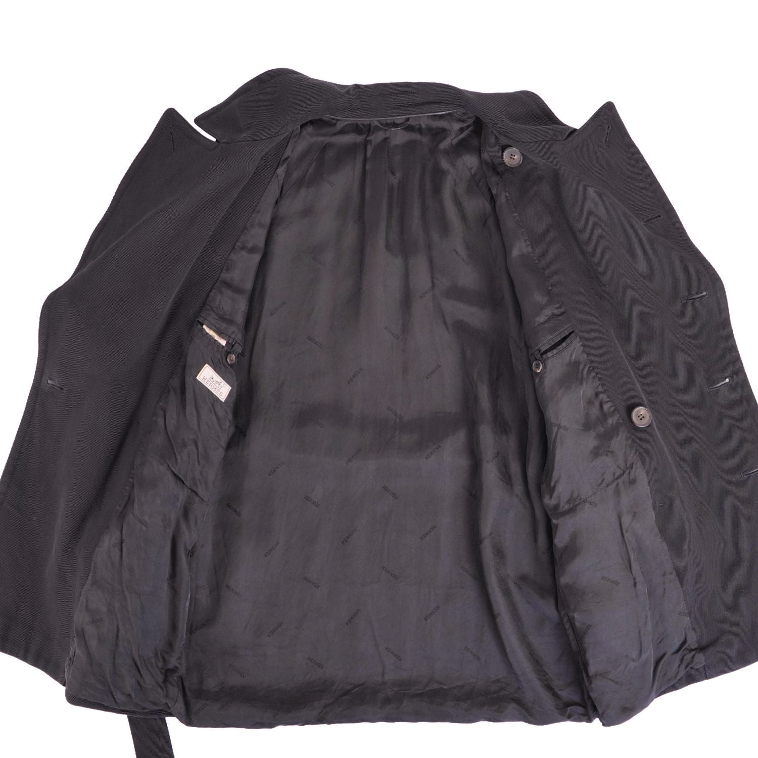 Hermes Coat Trench Exlibris Cotton Gi — view 5
