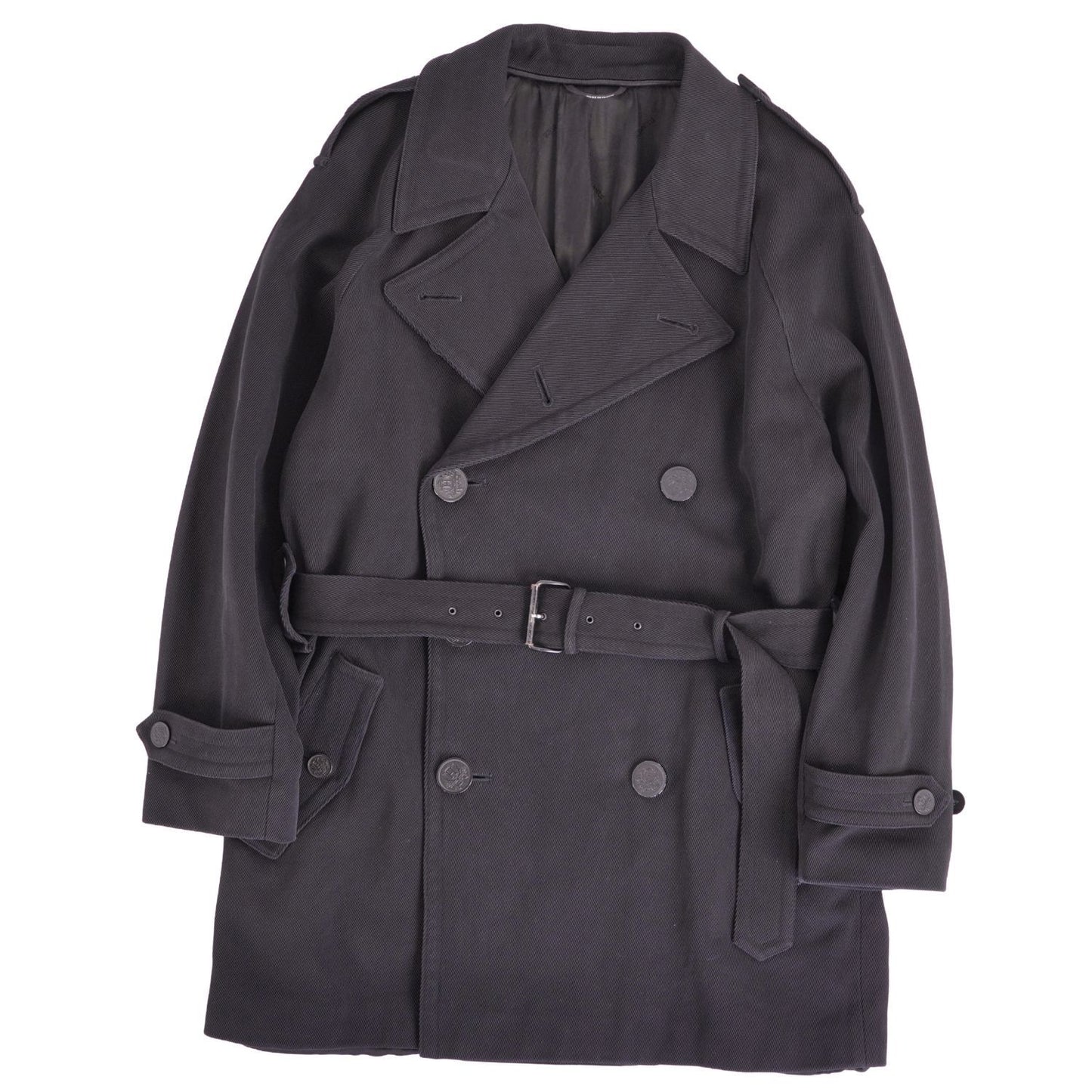 Hermes Coat Trench Exlibris Cotton Gi