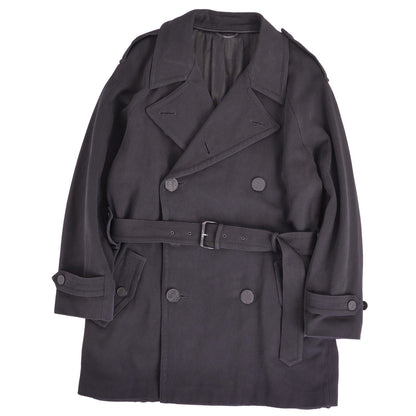 Hermes Coat Trench Exlibris Cotton Gi