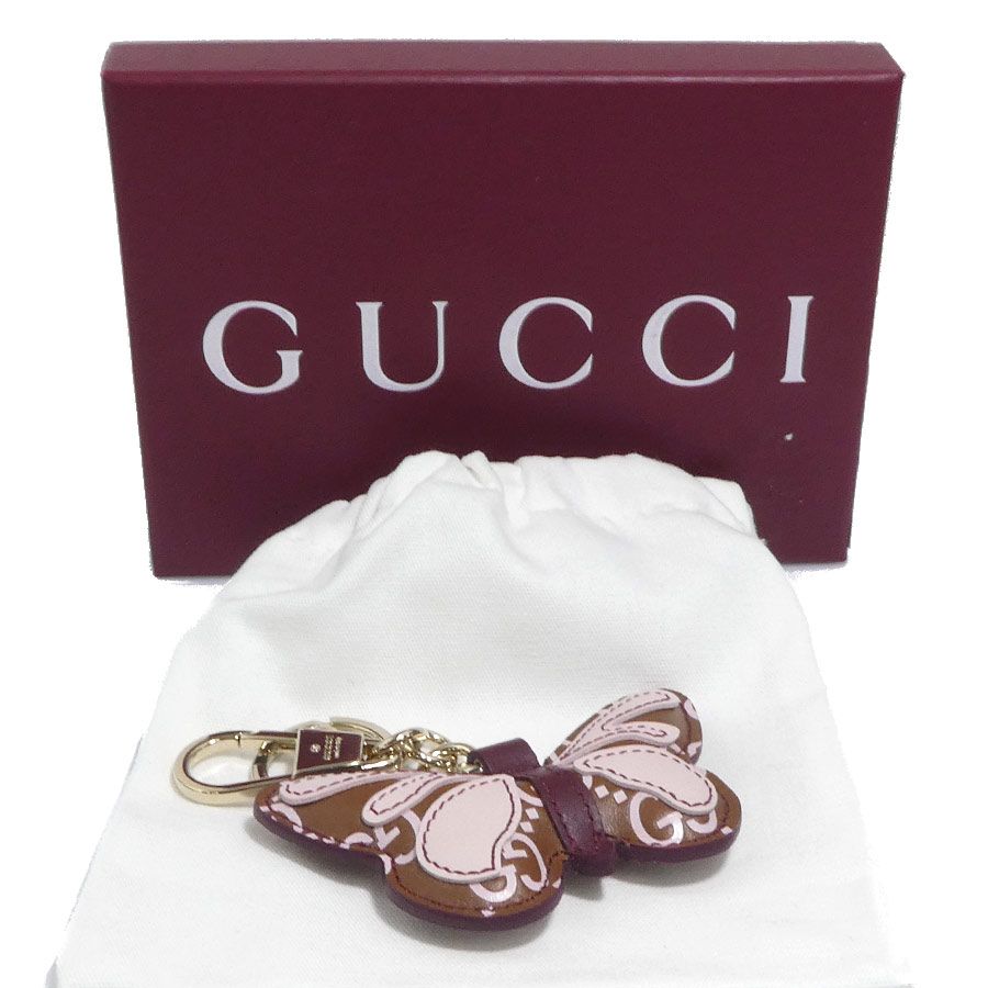 Gucci Charm Key Ring Butterfly