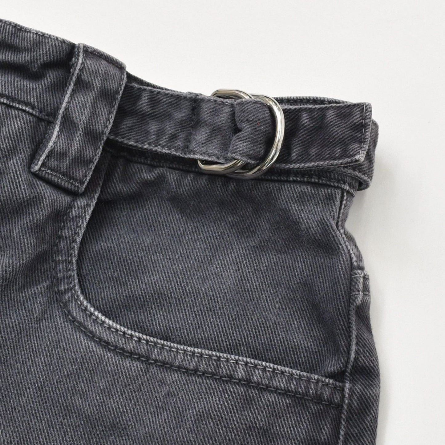 Miu Miu Denim Pants Jeans S Zip Up Black Flower Motif Embroidery Logo 4 40 — view 6