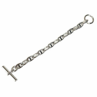 Hermes Chaine D'ancre MM 925 14 Links Bracelet Silver