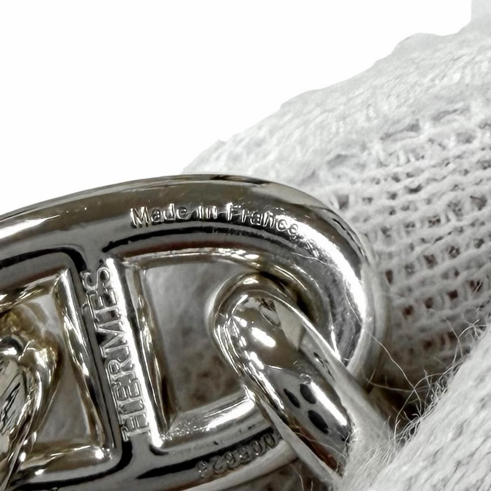 Hermes Chaine D'ancre MM 925 14 Links Bracelet Silver