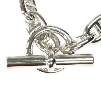 Hermes Chaine D'ancre MM 925 14 Links Bracelet Silver