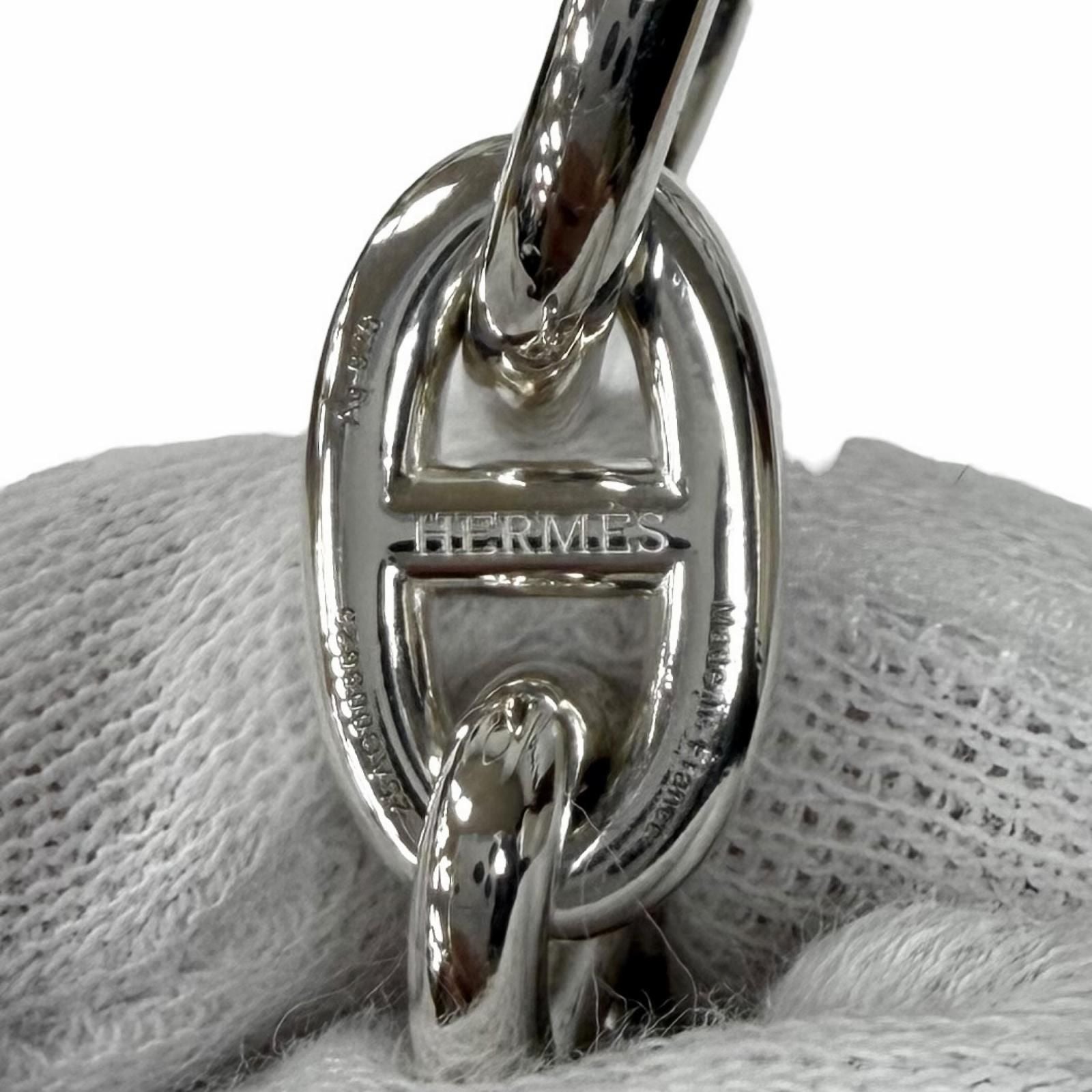 Hermes Chaine D'ancre MM 925 14 Links Bracelet Silver