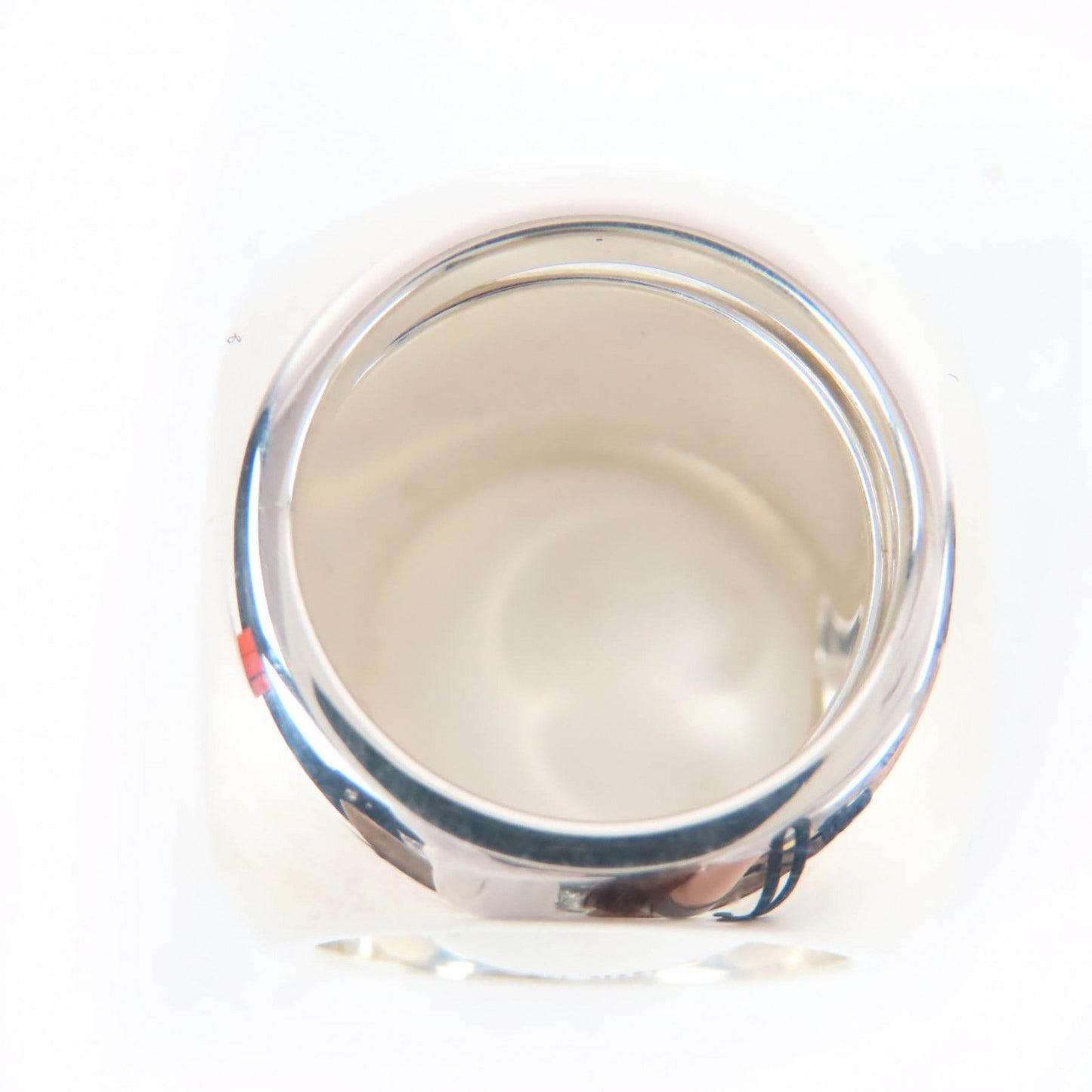 Hermes Vintage Extra Wide Series Ring Cube Silver