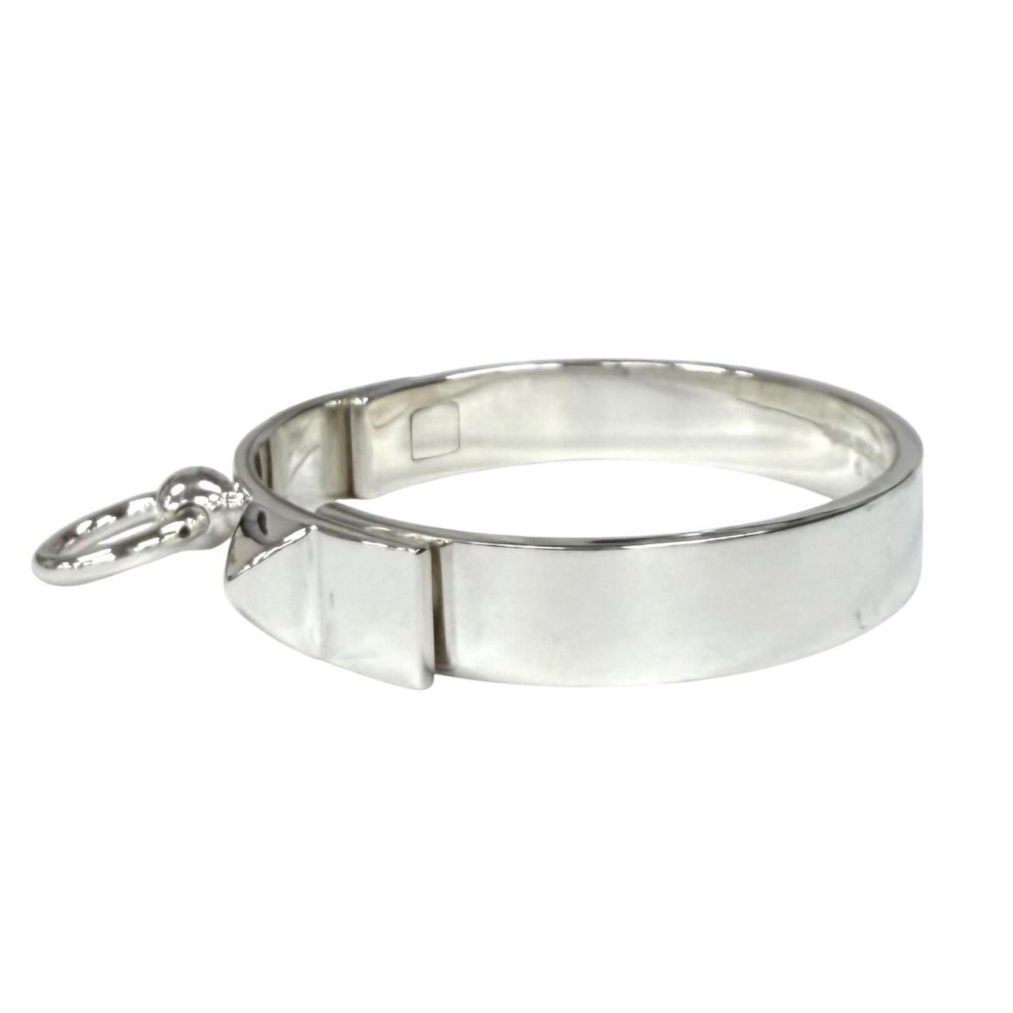 Hermes Collier de Chien Bracelet ST Bangle Silver