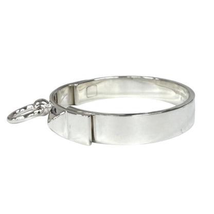 Hermes Collier de Chien Bracelet ST Bangle Silver