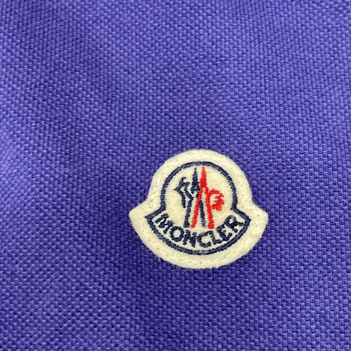 Moncler Maglia Polo Manica Corta Cotton Patch Logo — view 7