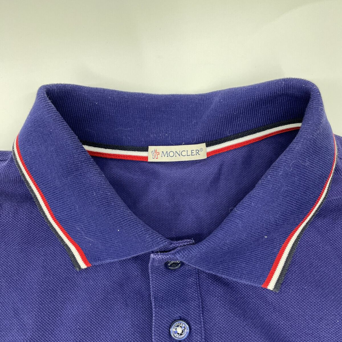 Moncler Maglia Polo Manica Corta Cotton Patch Logo — view 5