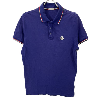 Moncler Maglia Polo Manica Corta Cotton Patch Logo