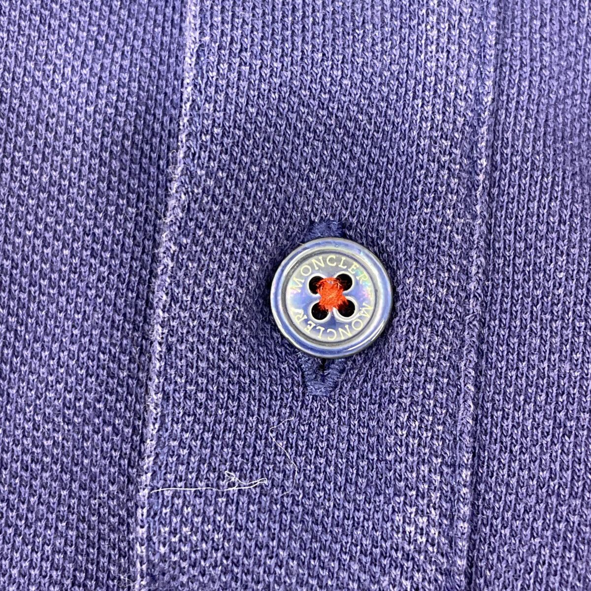 Moncler Maglia Polo Manica Corta Cotton Patch Logo — view 8