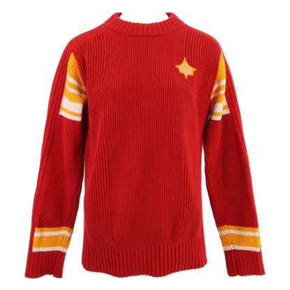 Louis Vuitton Sp1 Cashmere Nylon Logo Patch Rib Knit Pullover Sweater