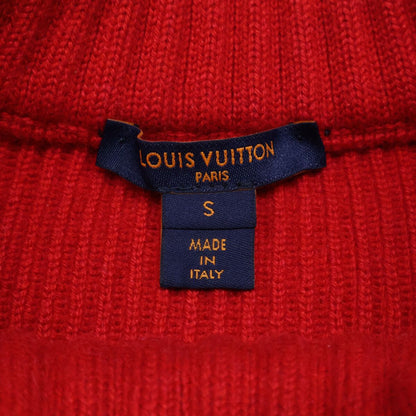 Louis Vuitton Sp1 Cashmere Nylon Logo Patch Rib Knit Pullover Sweater — view 4