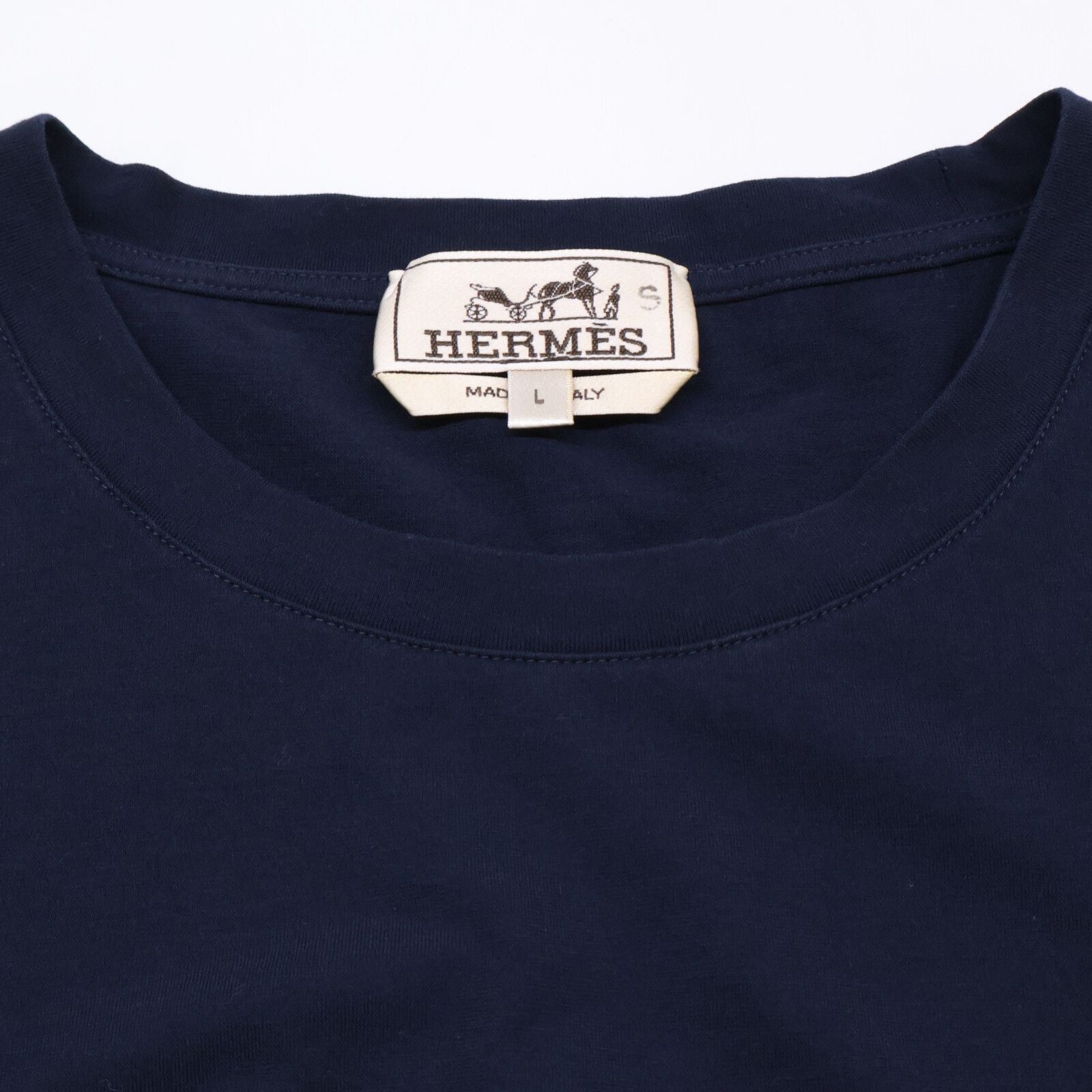 Hermes Crew Neck Short Sleeve Pocket Top — view 5