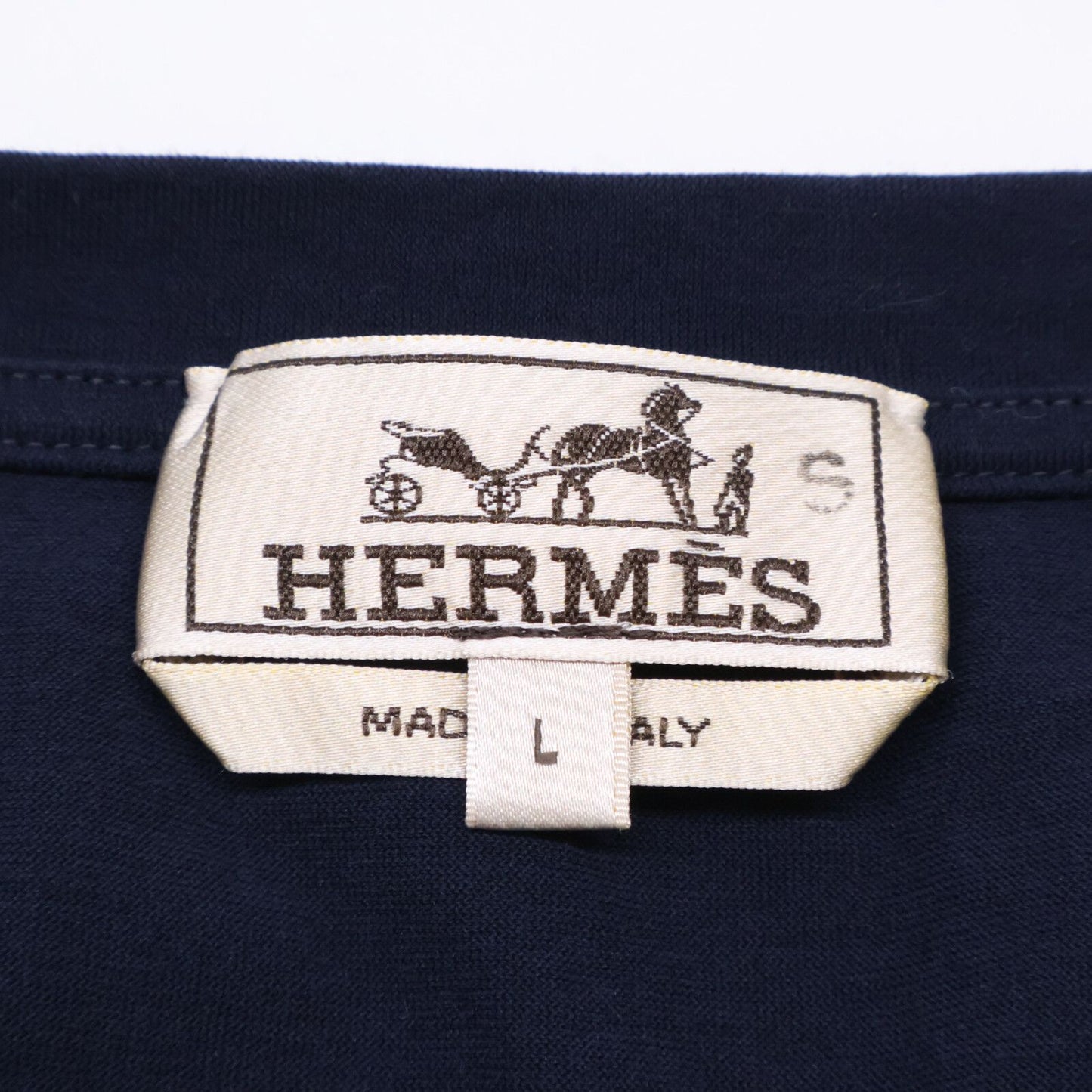 Hermes Crew Neck Short Sleeve Pocket Top — view 3