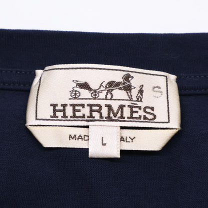 Hermes Crew Neck Short Sleeve Pocket Top — view 3